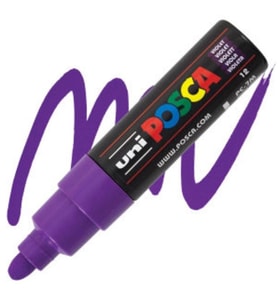 UNİ POSCA SU BAZLI POSTER MARKER 4.5-5.5 MOR PC-7M