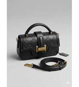 Levidor Premium Camel Kadın Omuz Çantası 930404 (Siyah)