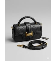 Levidor Premium Camel Kadın Omuz Çantası 930404 (Siyah)