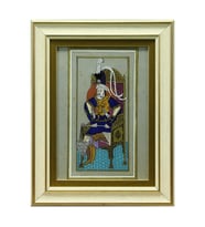 e38 EL İŞÇİLİĞİ CAM BOYAMA TABLO 38*30 CM-6430