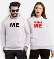 Tshirthane Me Mini Me Sevgili Kombinleri Kapüşonlu Kombini (Tek Ürün Fiyatıdır.)