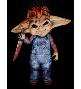 Grogu Baby Yoda X Chucky Karışık 15 cm Heykel