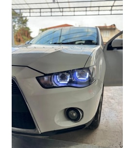 2.5 İNÇ DÜZ Bİ XENON MERCEK KESİK U BEYAZ ANGELLI KAPAK SET