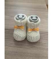 BEBEK PATİK TRİKO (Beyaz-Krem)