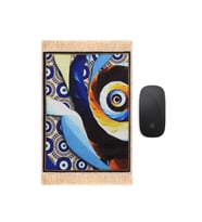 Bursa İpek Saks Dekoratif Küçük Halı Mousepad
