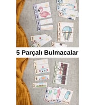 5 Parçalı Dikey Sayma Bulmacaları, 6 Farklı Bulmaca.