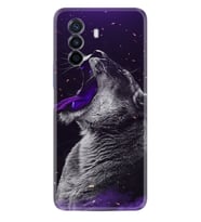 Huawei Nova Y70 Y90 Nova 9 SE  Kılıf Desemli Silikon Purple Leopar 1750