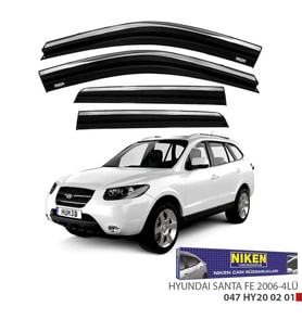 Hyundai Santa Fe Kromlu Cam Rüzgarlığı Niken 2006-2012 Arası
