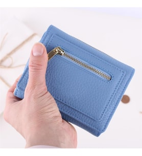 Legend Leather 2744 Hakiki Deri Bayan Cüzdanı Buz Mavi