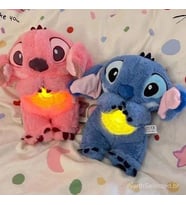 Nefes alan stitch uyku arkadaşı karışık sürpriz renk sesli ışıklı müzikli 1 adettir