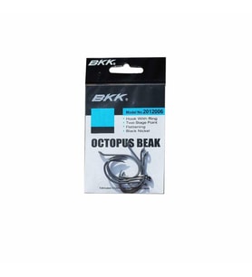 Bkk Octopus Beak BP011 Black Nikel Olta İğnesi Black Nickel-No:8/0