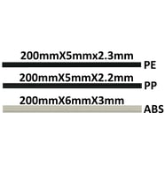 YATE10 50x Set PP ABS PE Plastik Kaynak Çubuğu