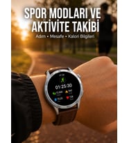 Bluetooth Bağlantılı Günlük Yaşam ve Spor Takip Akıllı Saati