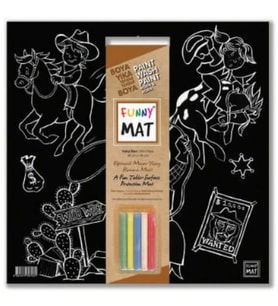 Funny Mat - Vahşi Batı 40x40cm
