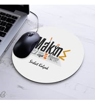 İsimli Makine Mühendisi Temalı Yuvarlak Mousepad