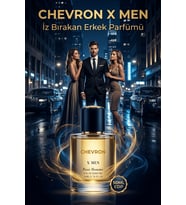 Chevron X Men Erkek Parfümü 50ML EDP %22 Esans Premium Seri Günlük Kullanım Erkek Kokusu