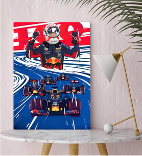 BK Gift Formula 1 Tasarımlı Kanvas Tablo-1