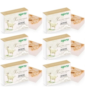 Agarta El Yapımı Doğal Sabun 150GR Keçi Sütü (6 Lı Set)