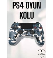 PS4 Oyun Kolu Kamuflaj Desenli Joystick