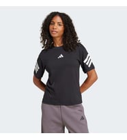 adidas JE0237 W FI 3S TEE Kadın T-Shirt (Siyah)