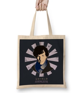 Sherlock Retro Japanese Bez Çanta Uzun Saplı