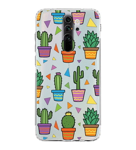 PrintiFy Xiaomi Redmi Note 8 Pro ile Uyumlu Water Color 4  Kamera Korumalı Şeffaf  Kılıf