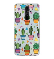 PrintiFy Xiaomi Redmi Note 8 Pro ile Uyumlu Water Color 4  Kamera Korumalı Şeffaf  Kılıf