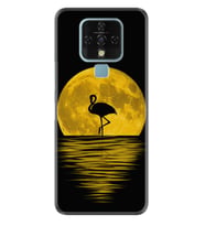 Tecno Camon 16 18P Pova Pova 3 Pova Neo Kılıf Desemli Silikon Ay ve Flamingo 1775