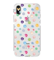 PrintiFy iPhone XS Max ile Uyumlu Water Color 6  Kamera Korumalı Şeffaf  Kılıf