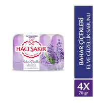 Hacı Şakir Bahar Çiçekleri Lavanta Güzellik Sabunu 4X70 Gr