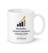 Satış Uzmanı İçin Kişiye Özel İsimli Baskılı Kupa Bardak Hedef Hediyesi