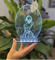 Öğretmenlere Özel 3 D Led Lamba (Mavi)
