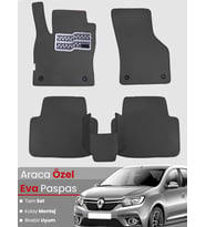 Renault Symbol 3 (2013-2020) Uyumlu EVA Paspas Tam Set–Araca Özel,Su Geçirmez,Hızlı ve Kolay Montaj