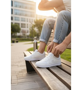 Enoch Erkek Günlük Spor Ayakkabı - Fileli Yazlık Rahat Sneaker