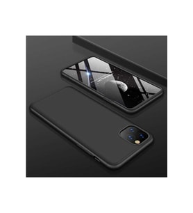 Apple iPhone 11 Pro Uyumlu Kılıf Zore Ays Kapak (Siyah)