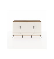Arges Konsol 6 Raflı 2 Çekmeceli 4 Kapaklı 176x30x99 Çam-Aytaşı