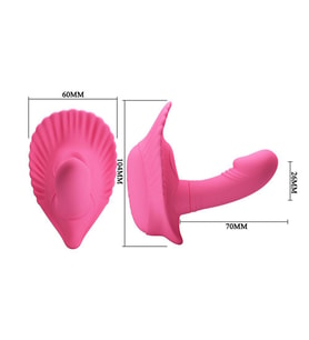 LilituShop 12 Fonksiyonlu Telefon Kumandalı Titreşimli Teknolojik Çamaşır Altı Vibratör Penis