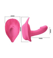 LilituShop 12 Fonksiyonlu Telefon Kumandalı Titreşimli Teknolojik Çamaşır Altı Vibratör Penis