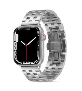 Apple Watch 38mm KRD-20 Metal Kordon (Gümüş)