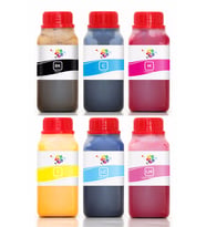 QC Epson L1800 Süblimasyon Mürekkebi PRO Serisi 250ml Set 6 Renk