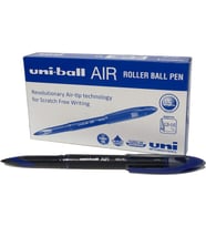 Uni-Ball 190488000 Ub-188-Micro Air Tükenmez Kalem, Mavi Super-Mürekkep, Taklit Edilemez, Fuellfeder