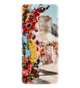Xiaomi Mi 13 Lite Kılıf Silikon Desen Özel Seri Gerçek Çiçekler 1743