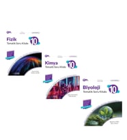 Palme Yayınları 10. Sınıf Fizik Kimya ve Biyoloji Tematik Soru Bankası Seti 3 Kitap
