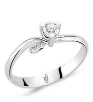 Romeo Pırlanta 0.18 Ct Tektaş Yüzük RM-10044 (Çok Renkli)
