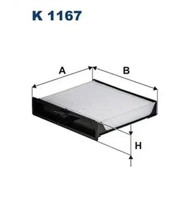 FILTRON K1167 Polen Filtresi 272772435R 7701055110