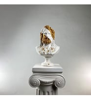 Zeus 'God but Gold' Dekoratif Heykel, Pop Art Roma Yunan Heykelleri