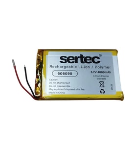 Sertec 606090 3.7V 4000MAH Li-Polymer Pil (DEVRELI/1.5A)