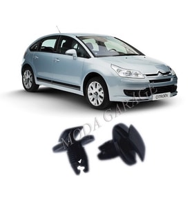 Citroen C4 Çamurluk Ve Davlunbaz Klipsi 8565 15 Adet