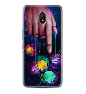 Xiaomi Redmi 8A 8 Pro 9C 9T 10C 11T Pro Kılıf Desenli Silikon Finger planet 1740