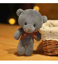 Wolawood Peluş Ayıcık Anahtarlık – Yumoş Mini Sevimli Çanta Süsü, Tatlı ve Şirin Aksesuar, Yumuşak Peluş Oyuncak Anahtarlık Hediyelik